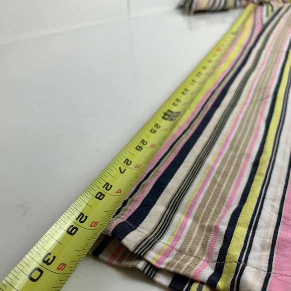 Libby Edelman Stripe Boho Paperbag Pants - Picture 7 of 9